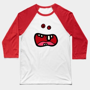 Monster Face - Screaming Stu Baseball T-Shirt